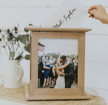 Load image into Gallery viewer, Rustic Wedding Card Box \\ Country Card Box \\ Photo Card Box \\ Wedding Cards Holder