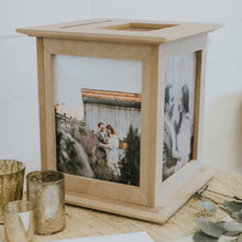 Load image into Gallery viewer, Rustic Wedding Card Box \\ Country Card Box \\ Photo Card Box \\ Wedding Cards Holder